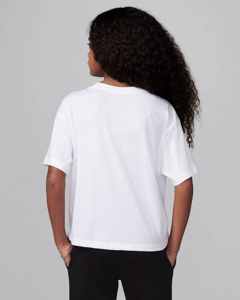 NIKE JORDAN GIRLS MJ BRKLYN ESSENTIALS SS TEE