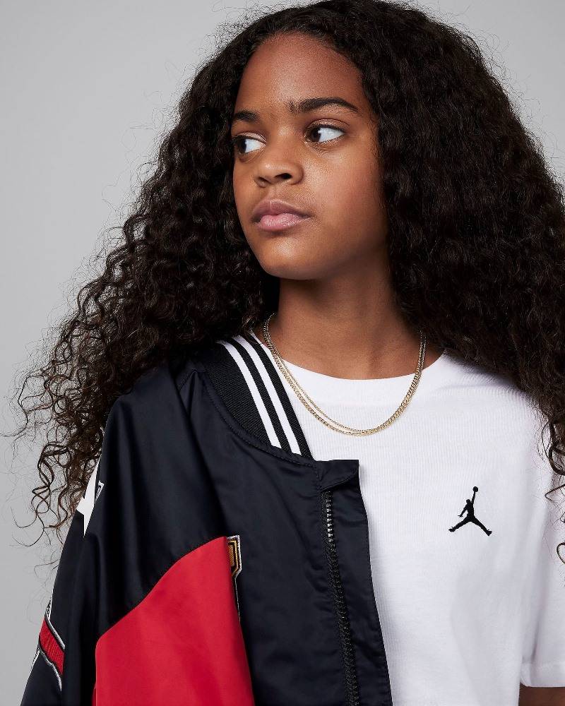 NIKE JORDAN GIRLS MJ BRKLYN ESSENTIALS SS TEE