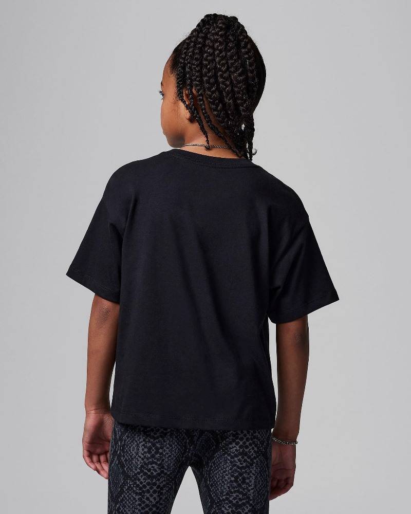 NIKE JORDAN GIRLS MJ BRKLYN ESSENTIALS SS TEE