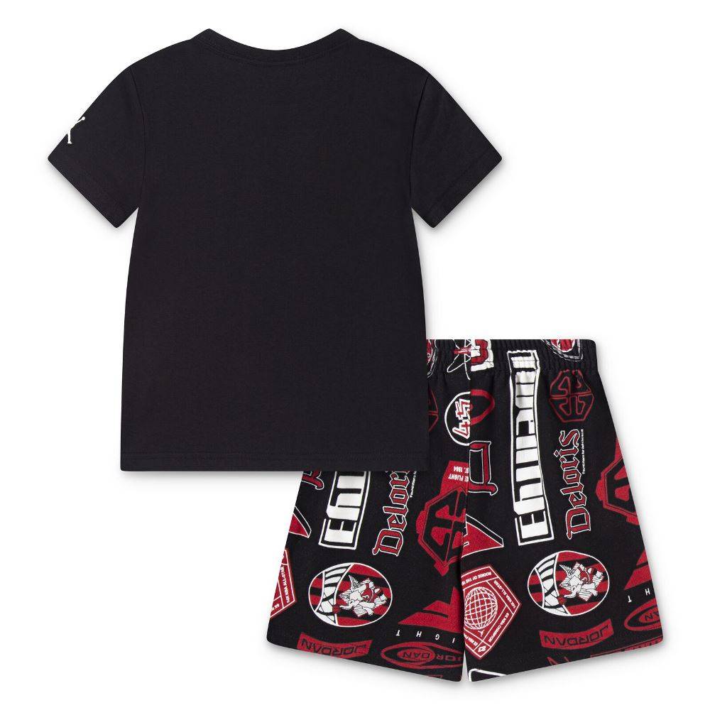 NIKE JORDAN LITTLE KIDS MJ BROOKLYN AOP FT SHORT S