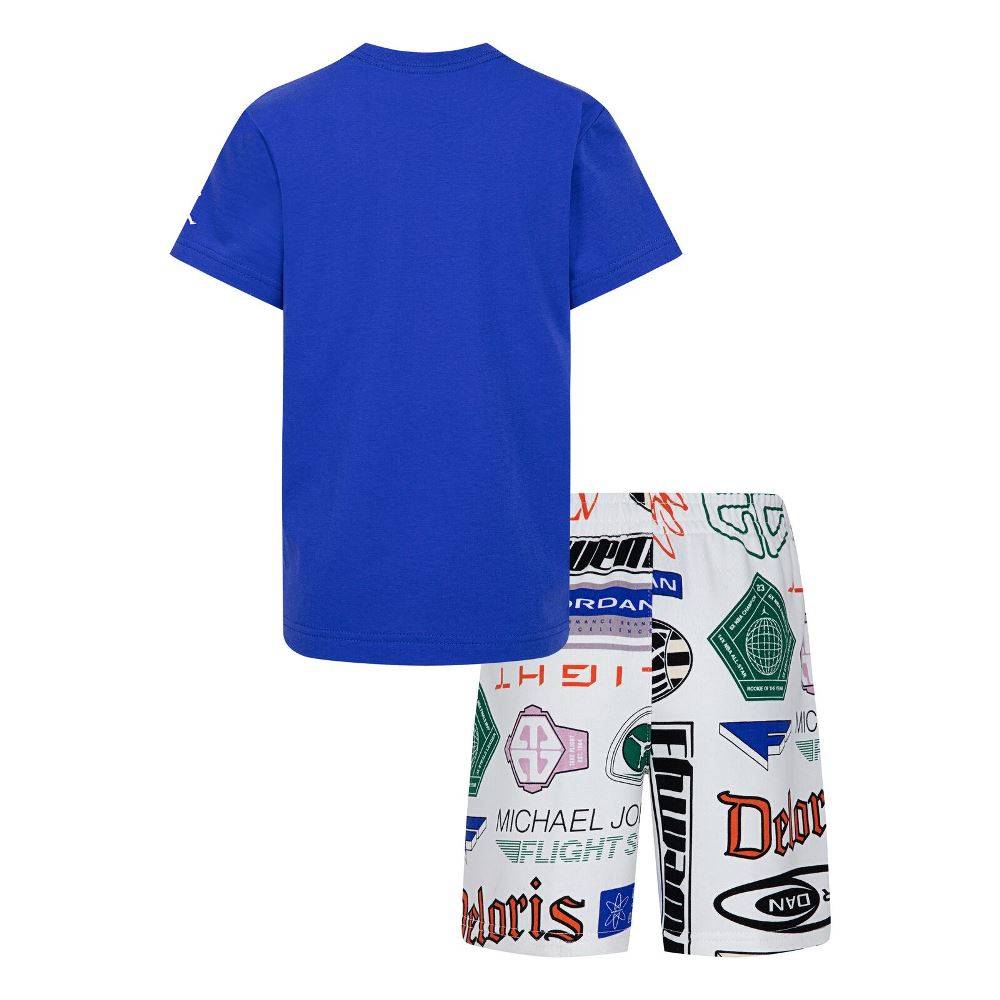 NIKE JORDAN LITTLE KIDS MJ BROOKLYN AOP FT SHORT S
