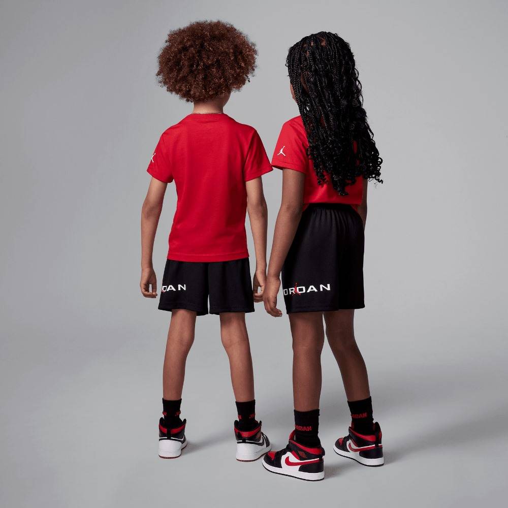 NIKE JORDAN LITTLE KIDS MJ BASELINE MESH SHORT SET