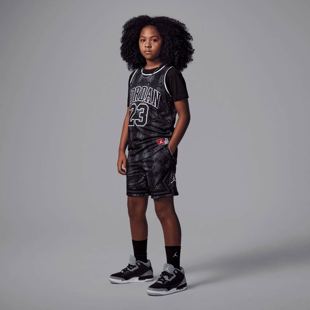 NIKE JORDAN BOYS MJ AOP SPORT DIAMOND SHORT