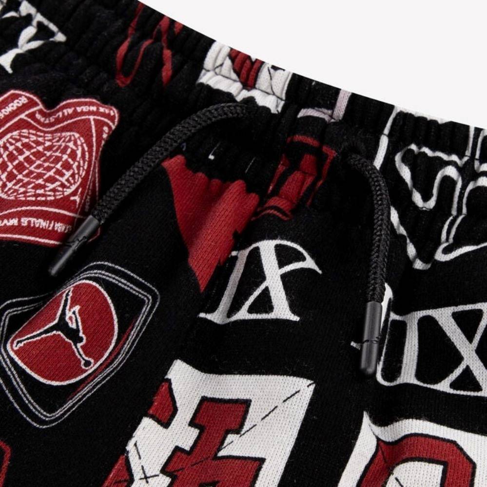 NIKE JORDAN BOYS MJ ESSENTIALS AOP FLC SHORT