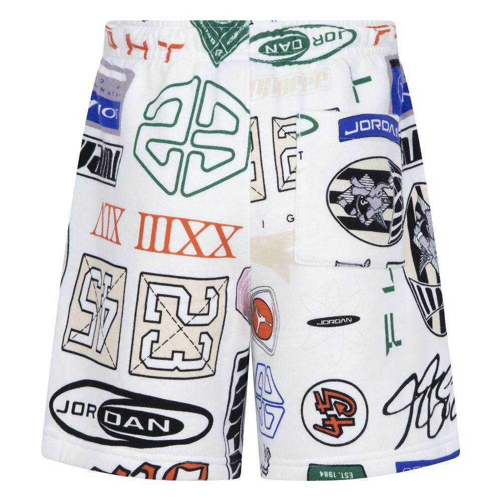NIKE JORDAN BOYS MJ ESSENTIALS AOP FLC SHORT