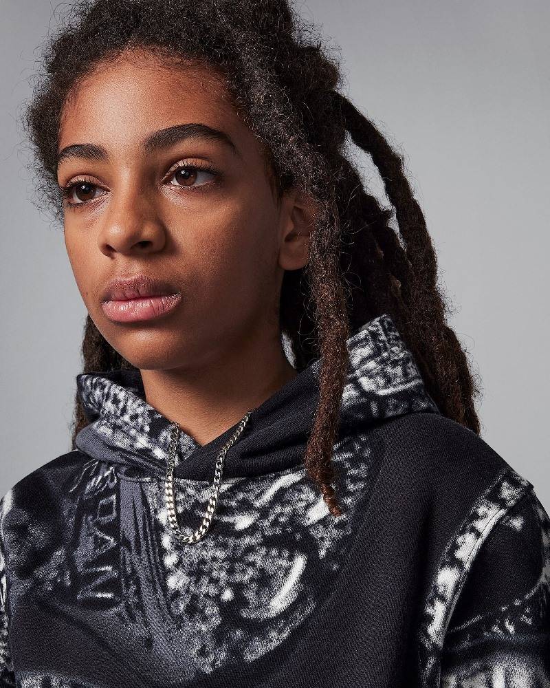 NIKE JORDAN BOYS MJ MVP FLC AOP PO