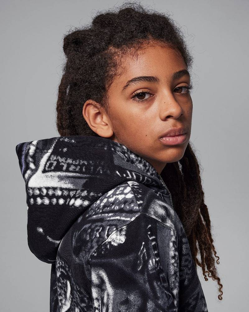 NIKE JORDAN BOYS MJ MVP FLC AOP PO