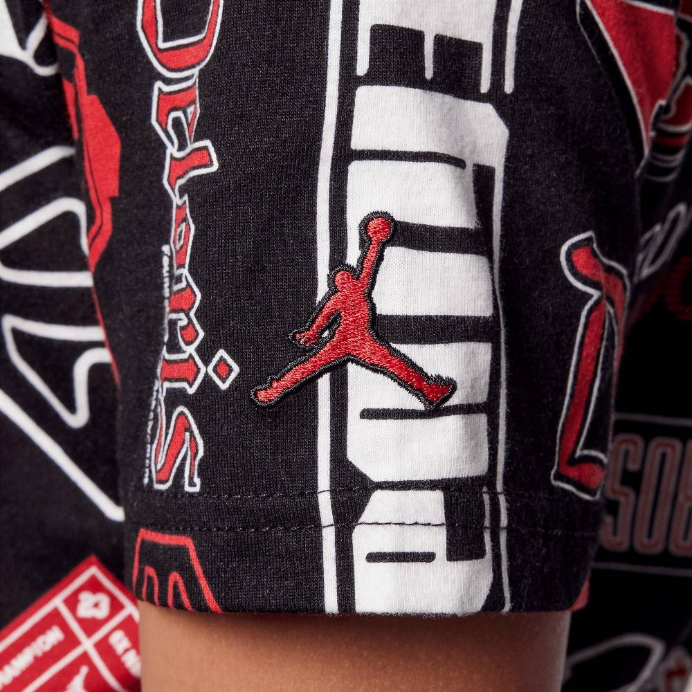 NIKE JORDAN BOYS MJ ESS AOP SS TEE