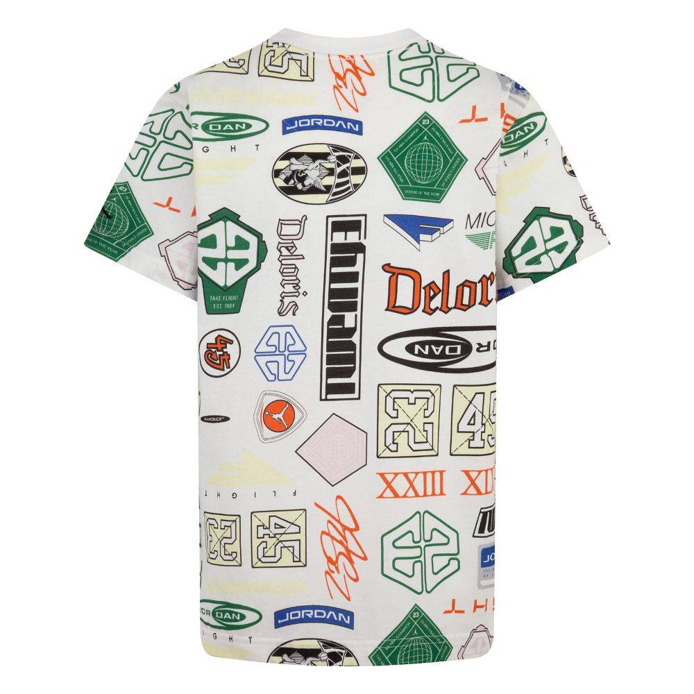 NIKE JORDAN BOYS MJ ESS AOP SS TEE
