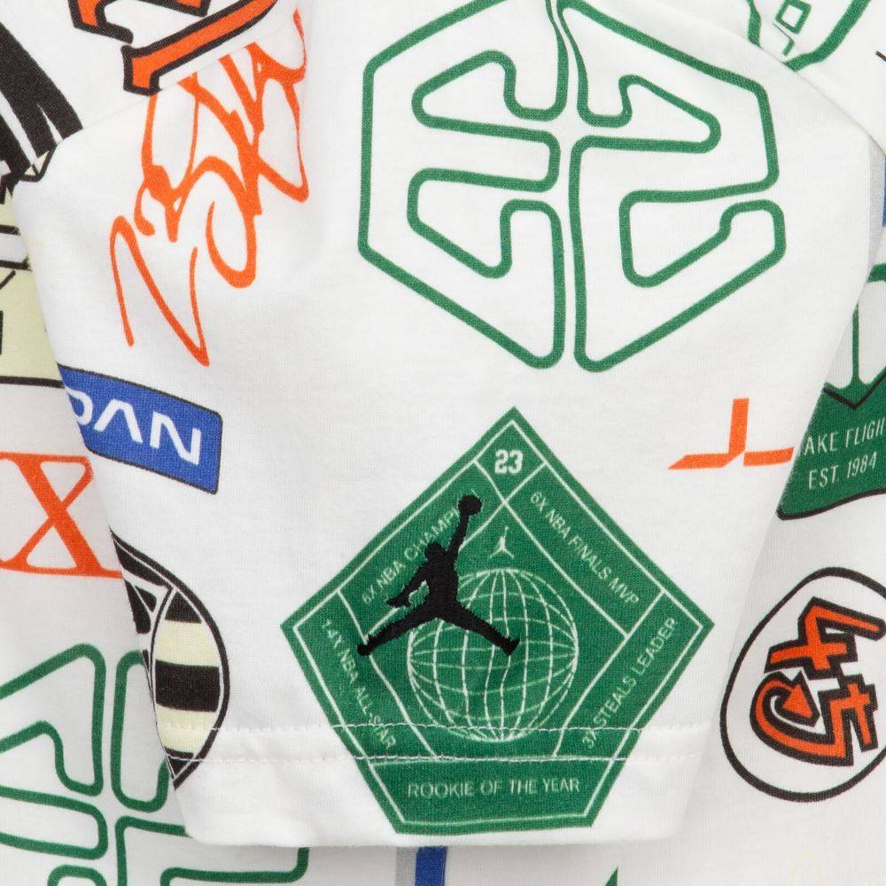 NIKE JORDAN BOYS MJ ESS AOP SS TEE