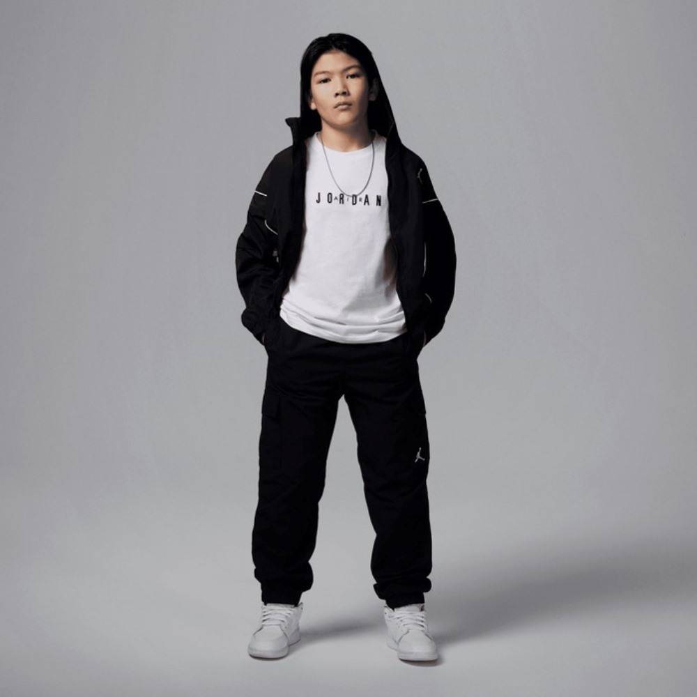 NIKE JORDAN BOYS MJ WORDMARK EMB CREW