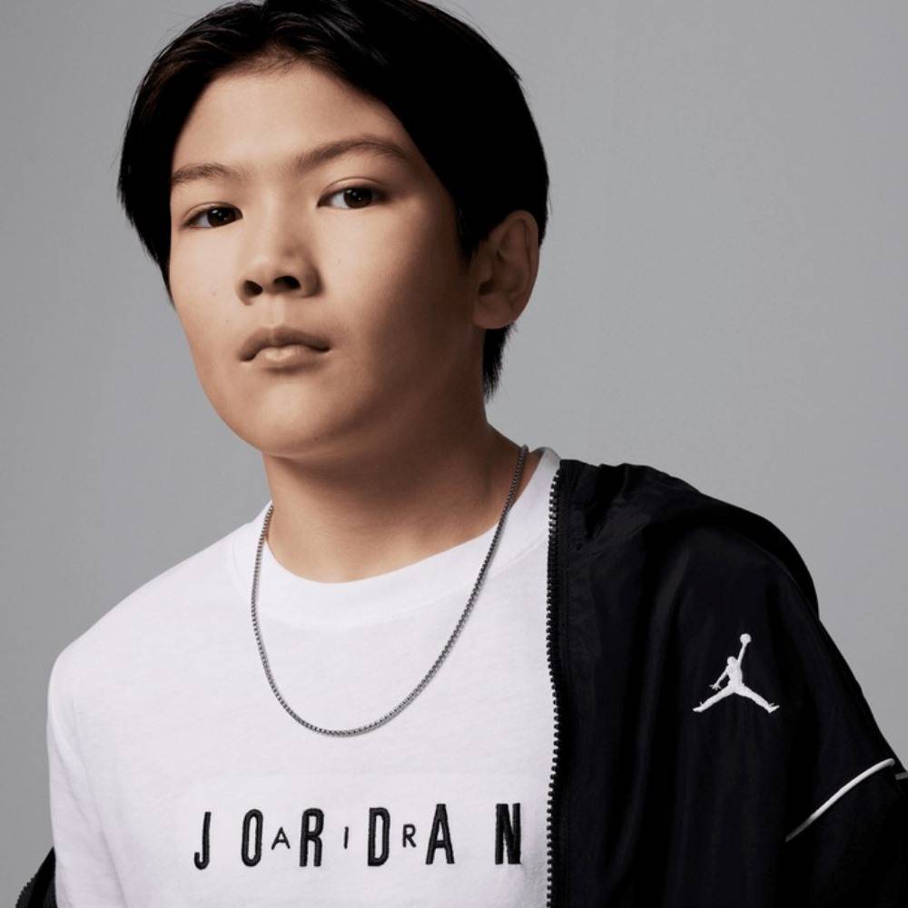 NIKE JORDAN BOYS MJ WORDMARK EMB CREW