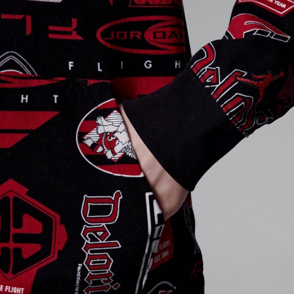 NIKE JORDAN BOYS MJ ESSENTIALS AOP PO