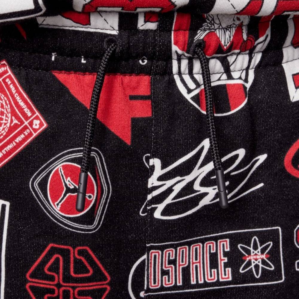 NIKE JORDAN BOYS MJ ESSENTIALS FT AOP SHORT