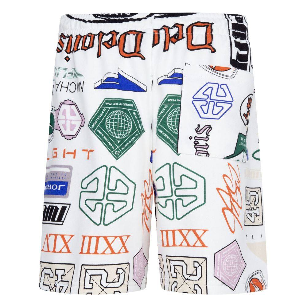 NIKE JORDAN BOYS MJ ESSENTIALS FT AOP SHORT