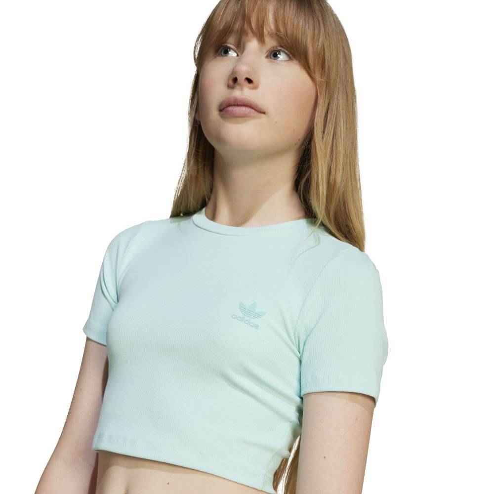 ADIDAS RIB CROP TEE