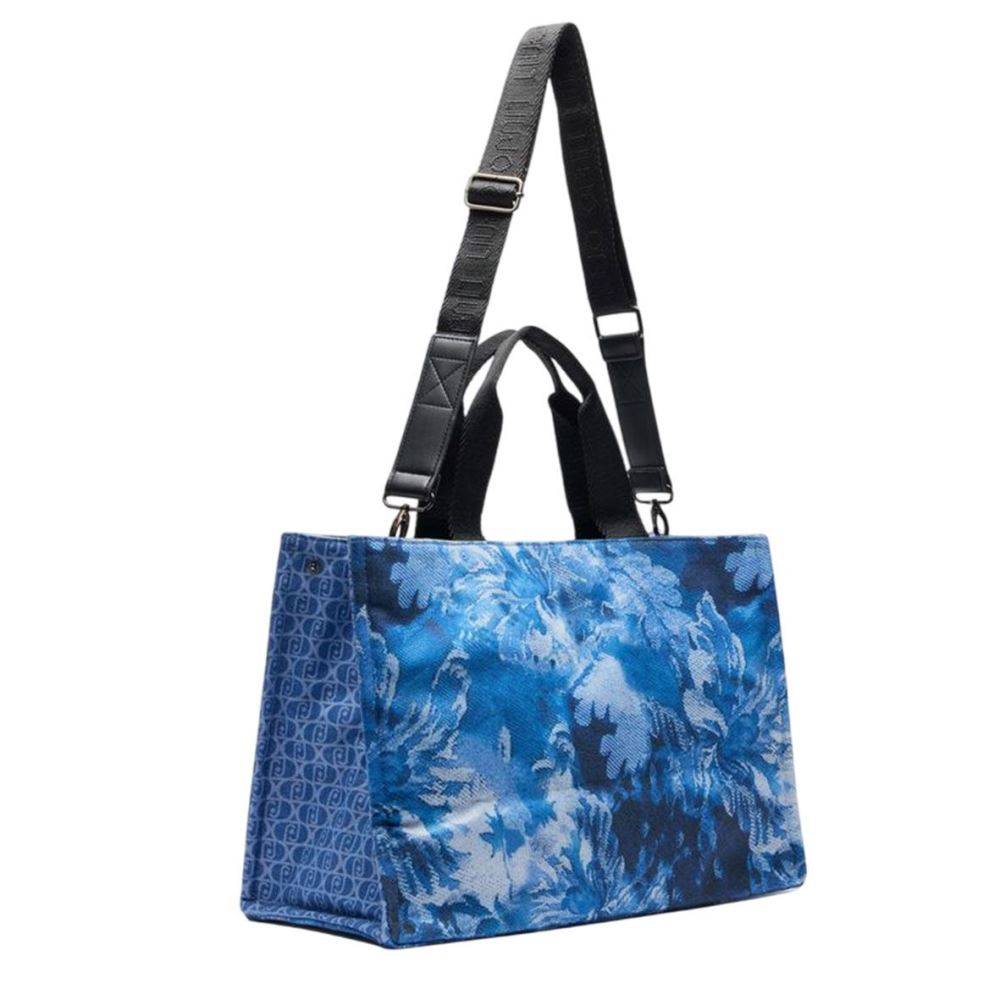 LIU JO TOTE PRINTED DENIM BAG