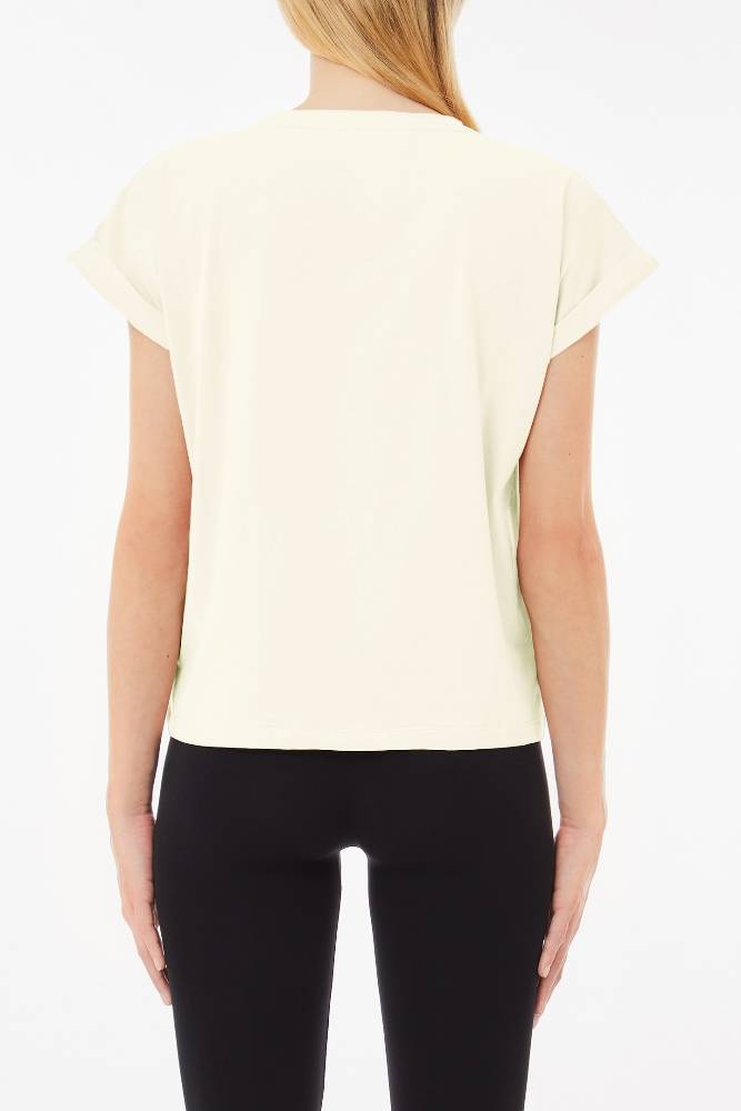 LIU JO COTTON T-SHIRT WITH LOGO