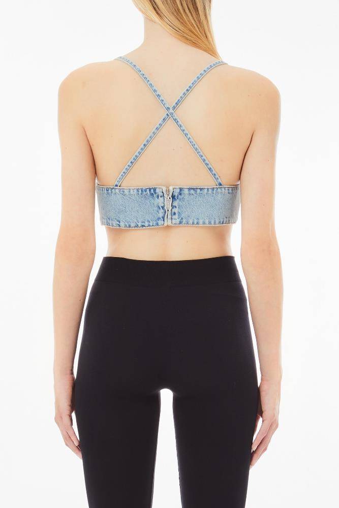 LIU JO DENIM ROSE BRALETTE