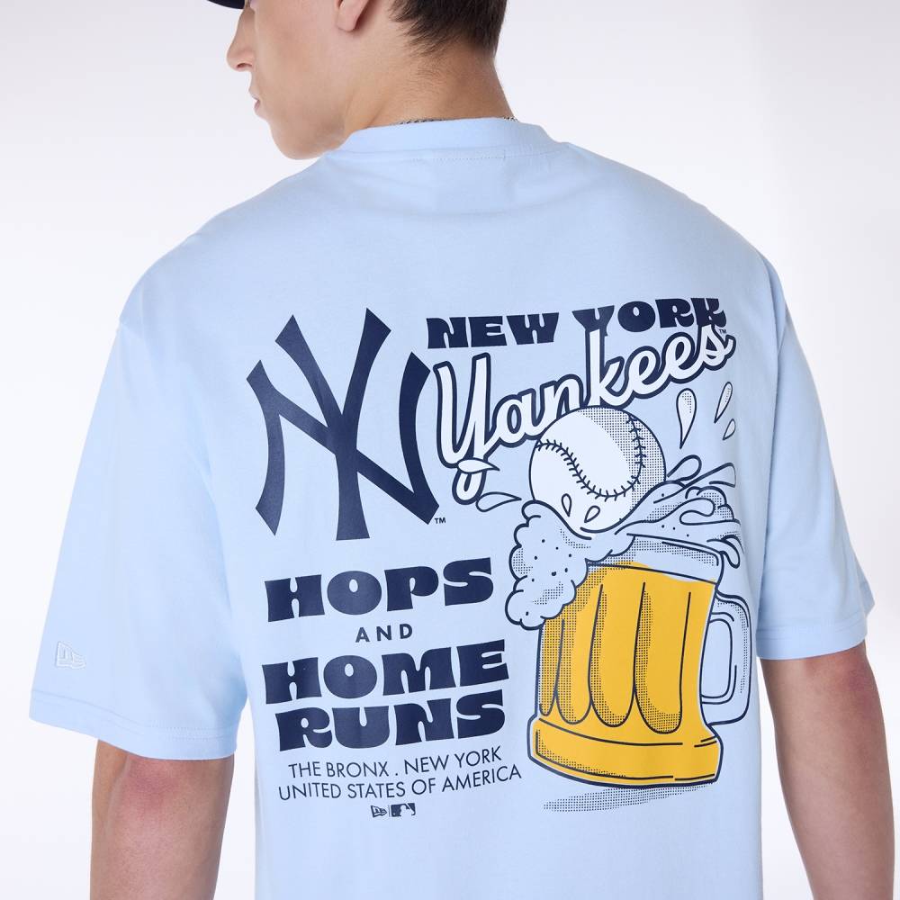 NEW ERA MLB FOOD GRAPHIC OS TEE NEW YORK YANKEES