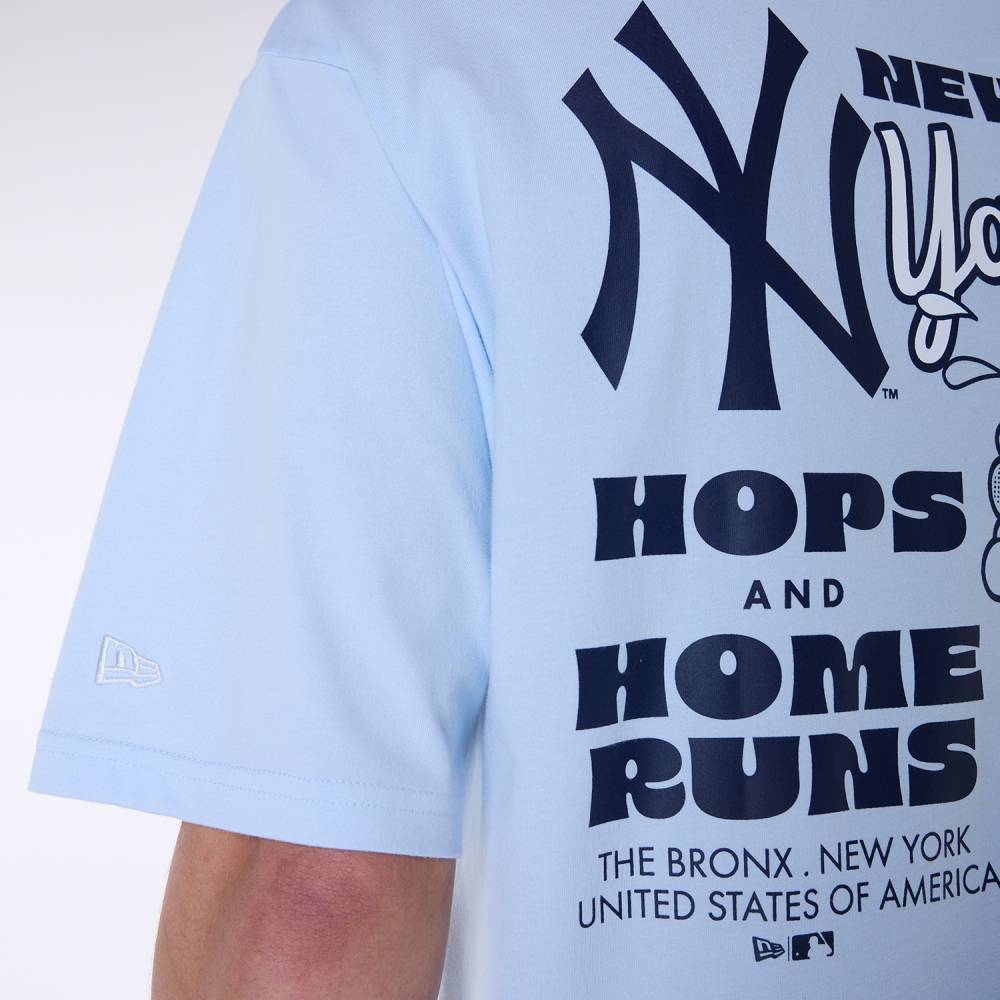 NEW ERA MLB FOOD GRAPHIC OS TEE NEW YORK YANKEES