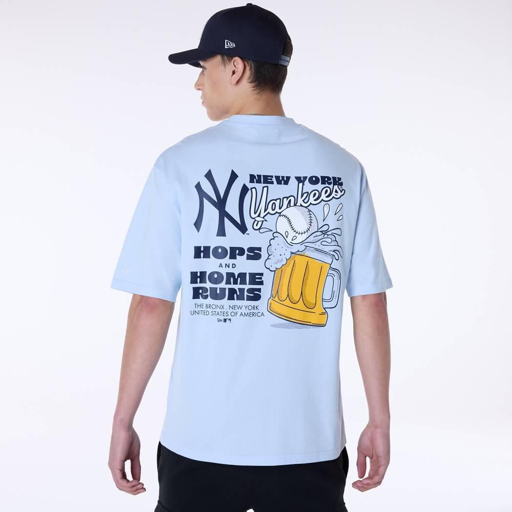 NEW ERA MLB FOOD GRAPHIC OS TEE NEW YORK YANKEES