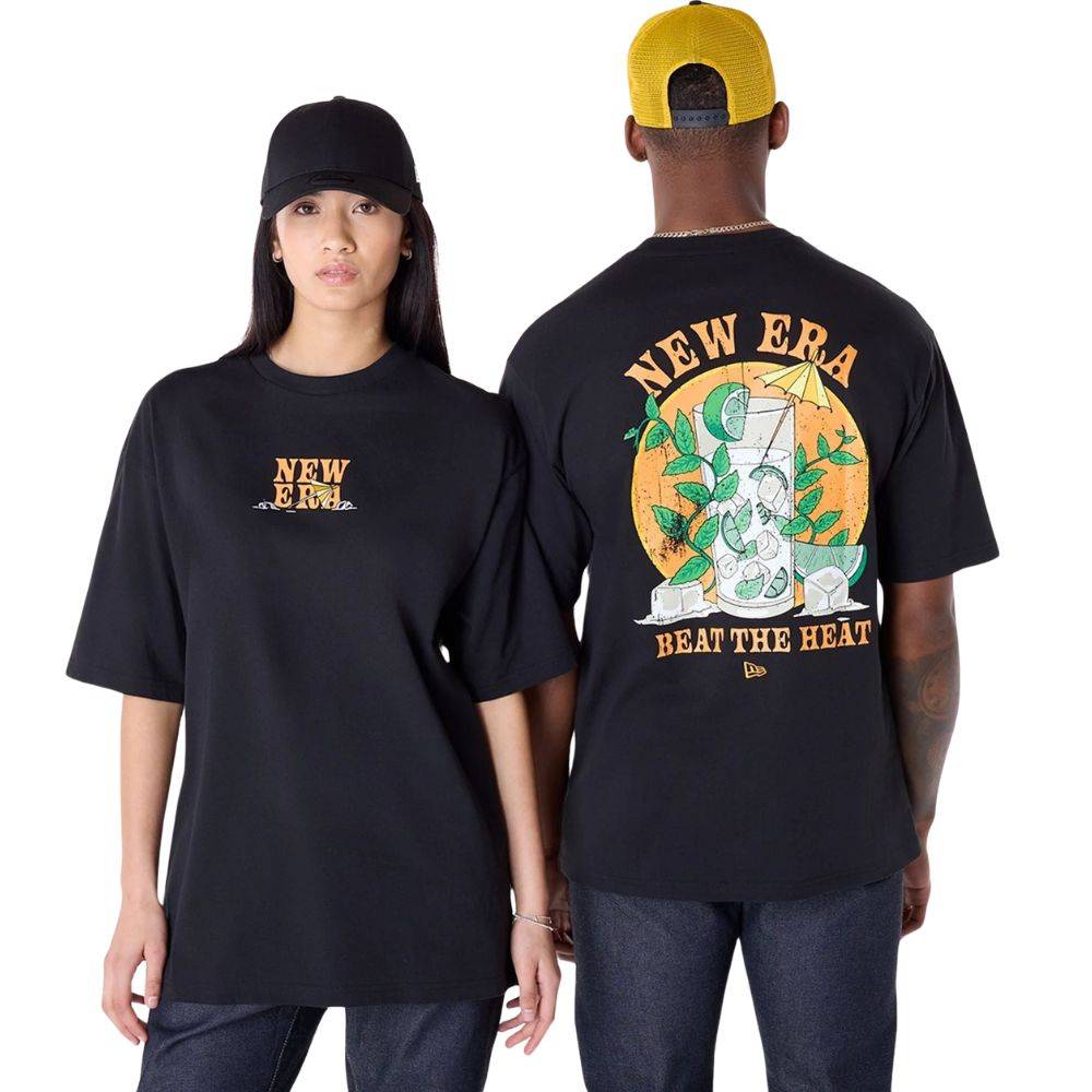 NEW ERA NE DRINK GRAPHIC OS TEE