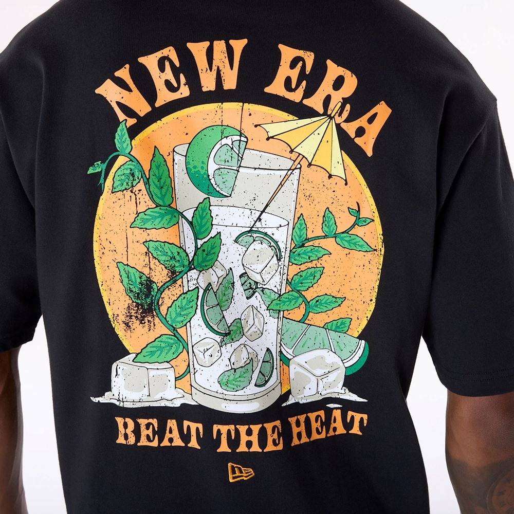 NEW ERA NE DRINK GRAPHIC OS TEE
