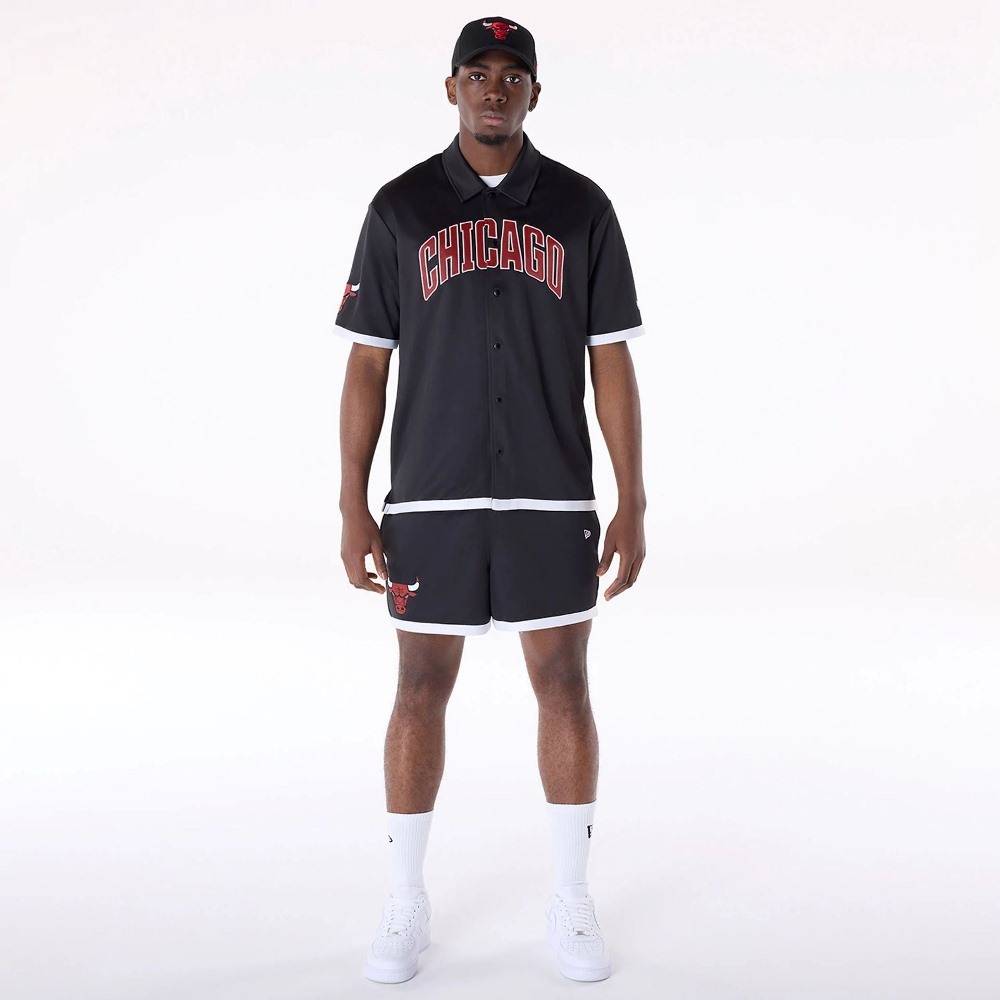 NEW ERA NBA SNAP BUTTON SHIRT CHICAGO BULLS