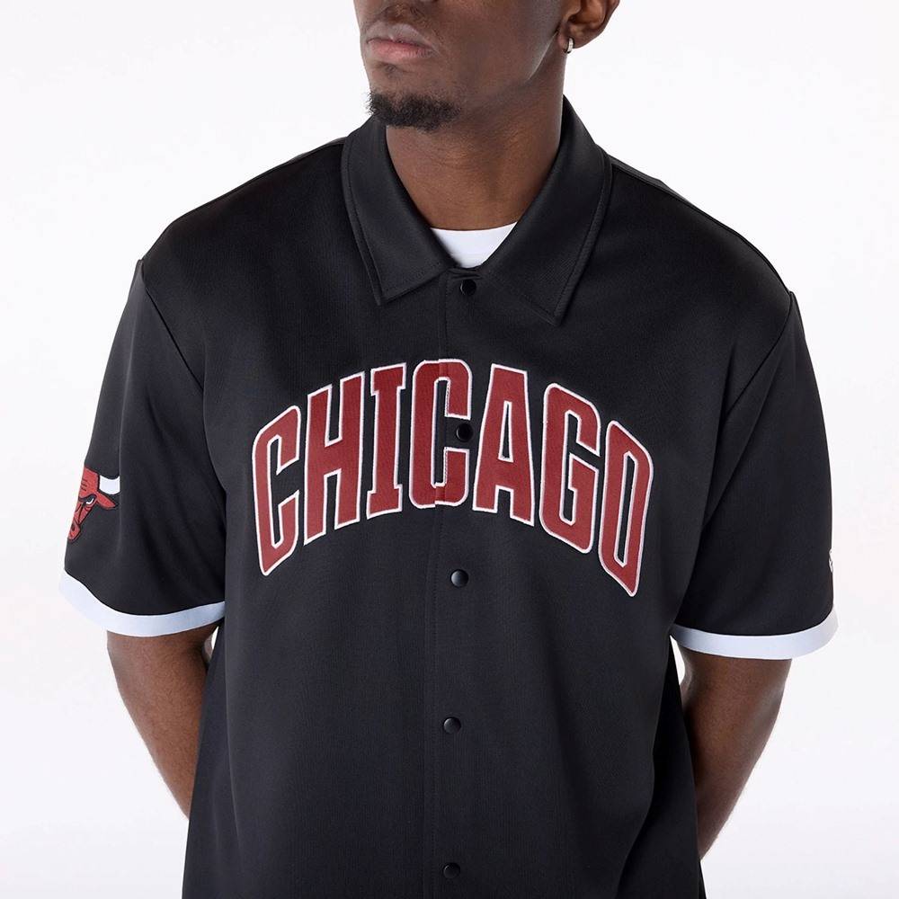 NEW ERA NBA SNAP BUTTON SHIRT CHICAGO BULLS