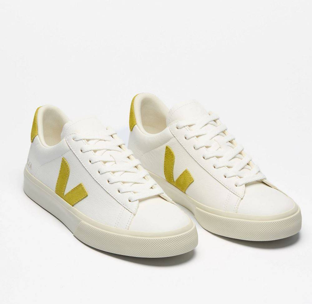 VEJA CAMPO CHROME-FREE LEATHER SNEAKERS