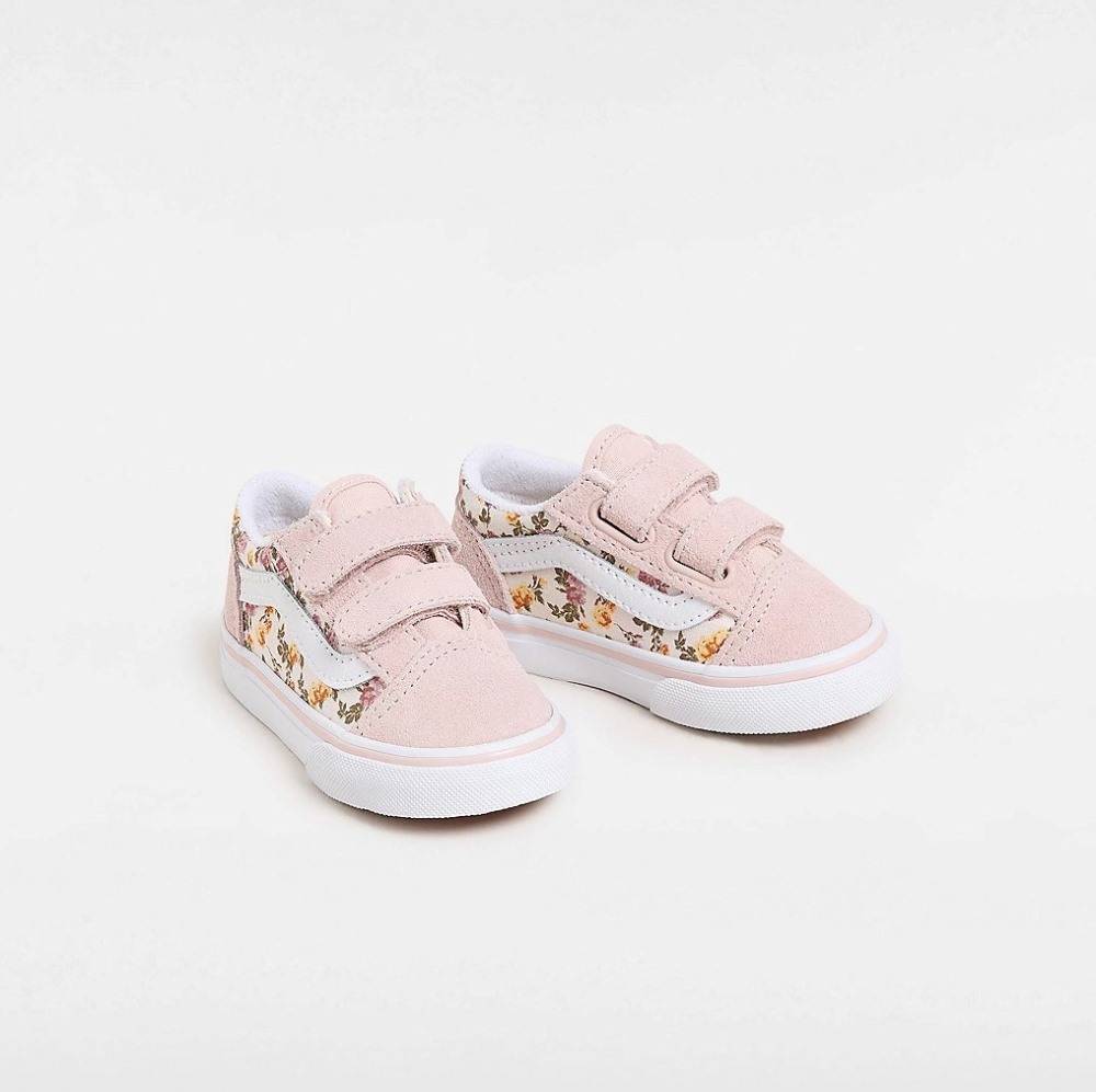 VANS TODDLER OLD SKOOL VELCRO SHOES