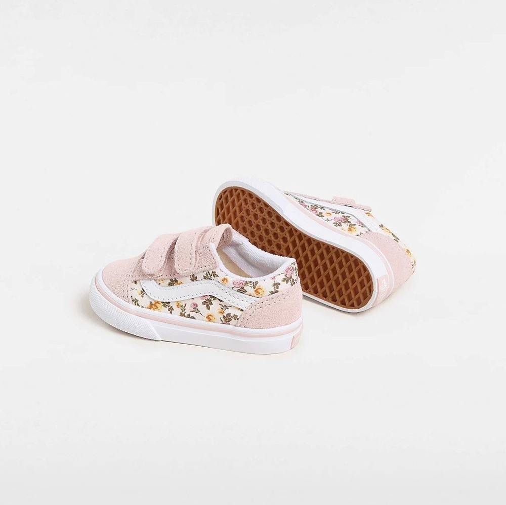 VANS TODDLER OLD SKOOL VELCRO SHOES