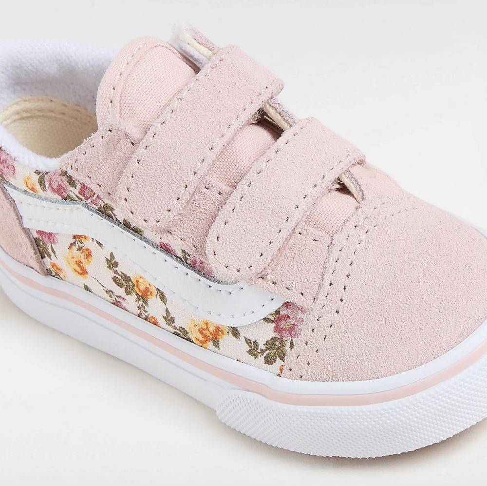VANS TODDLER OLD SKOOL VELCRO SHOES