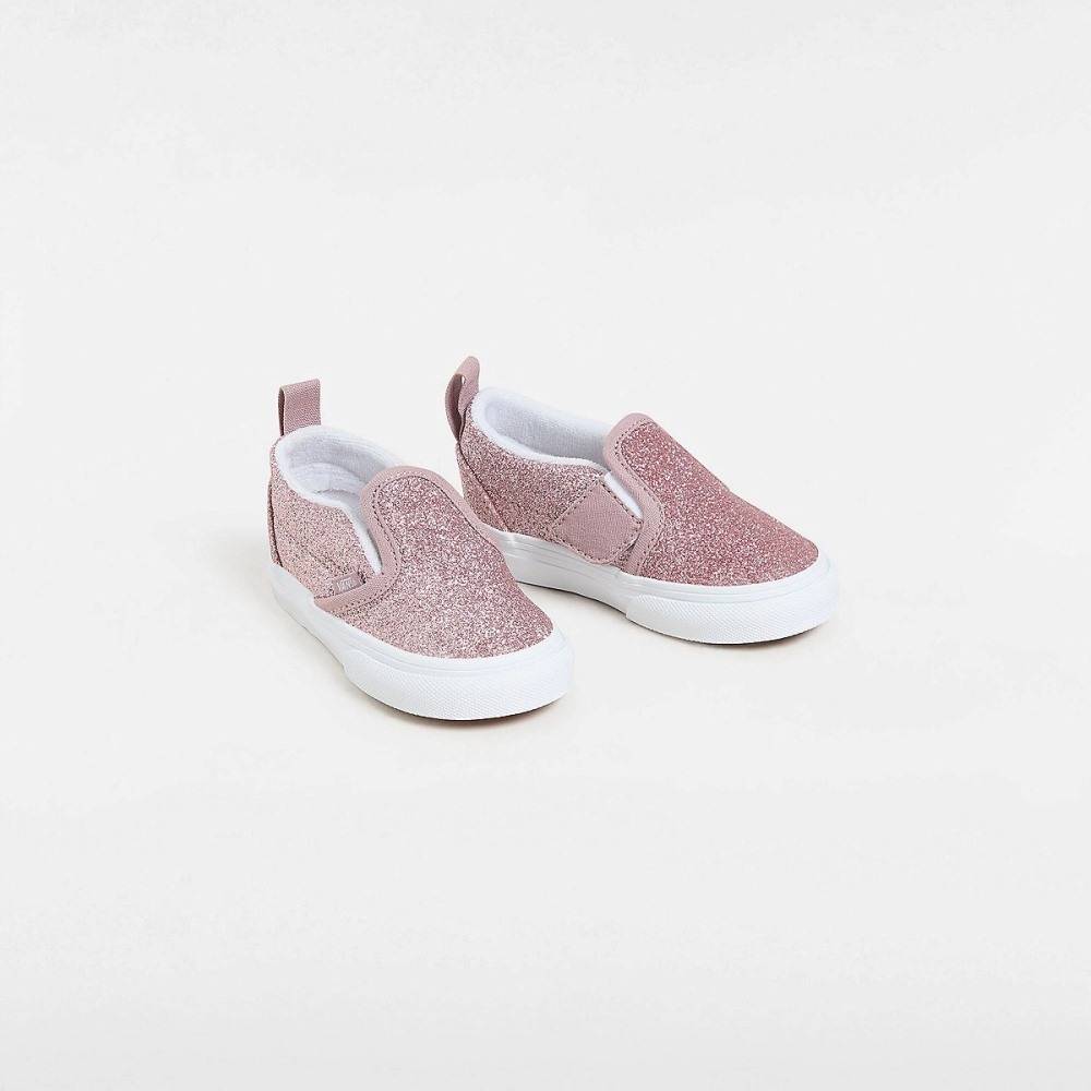 VANS TODDLER SLIP-ON VELCRO GLITTER