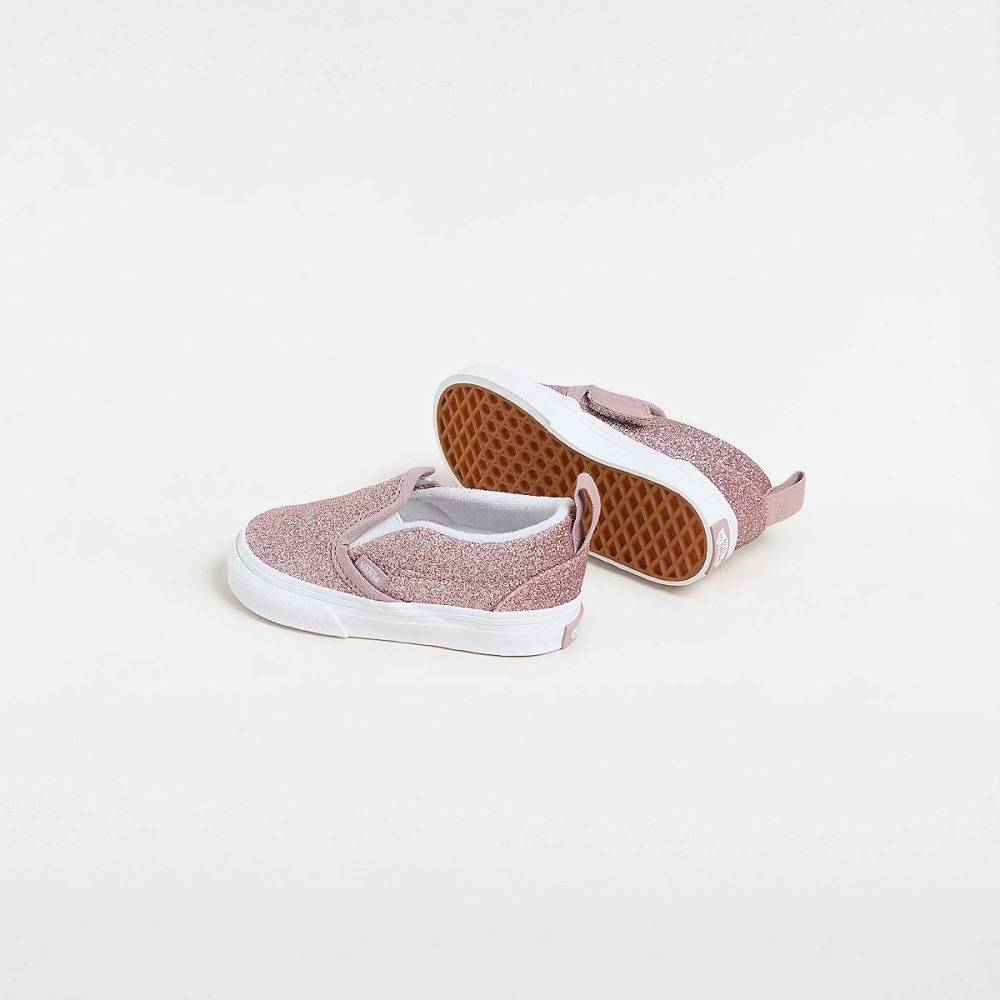 VANS TODDLER SLIP-ON VELCRO GLITTER