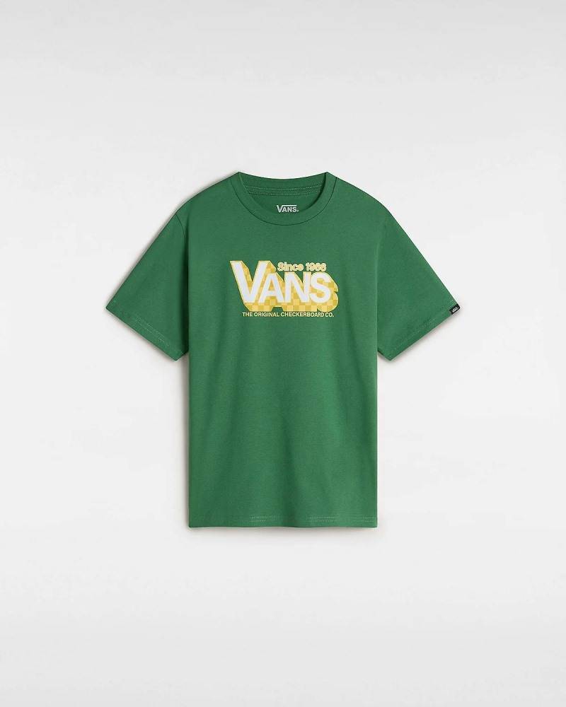 VANS BOYS CHECKER DROP SS TEE