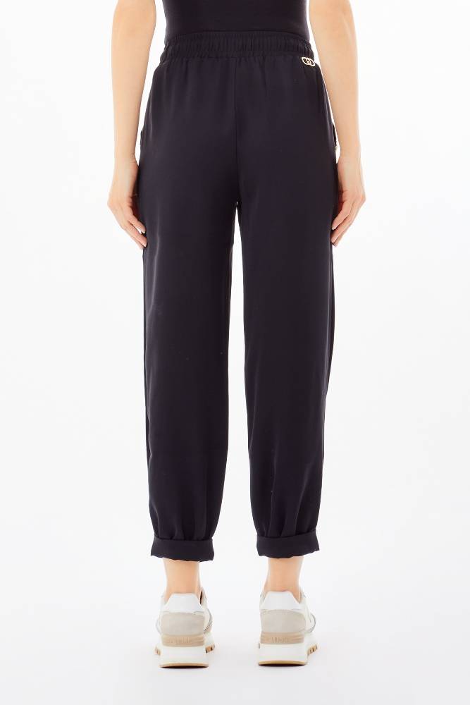 LIU JO CROPPED JOGGER WITH BEJEWELLED DETAILS
