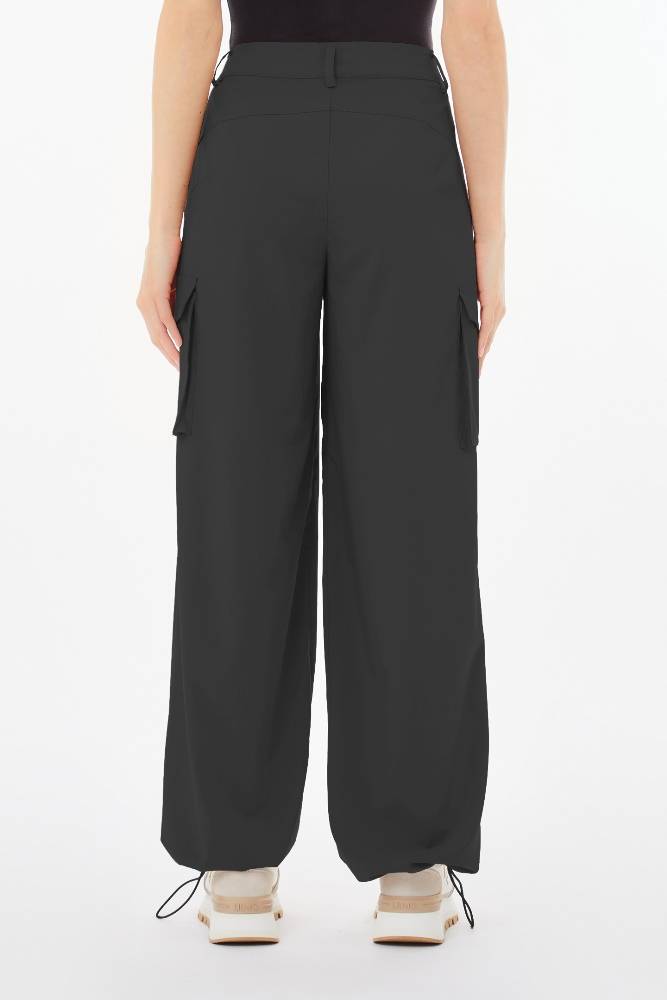 LIU JO CARGO STRETCH BAMBOO-BLEND TROUSERS