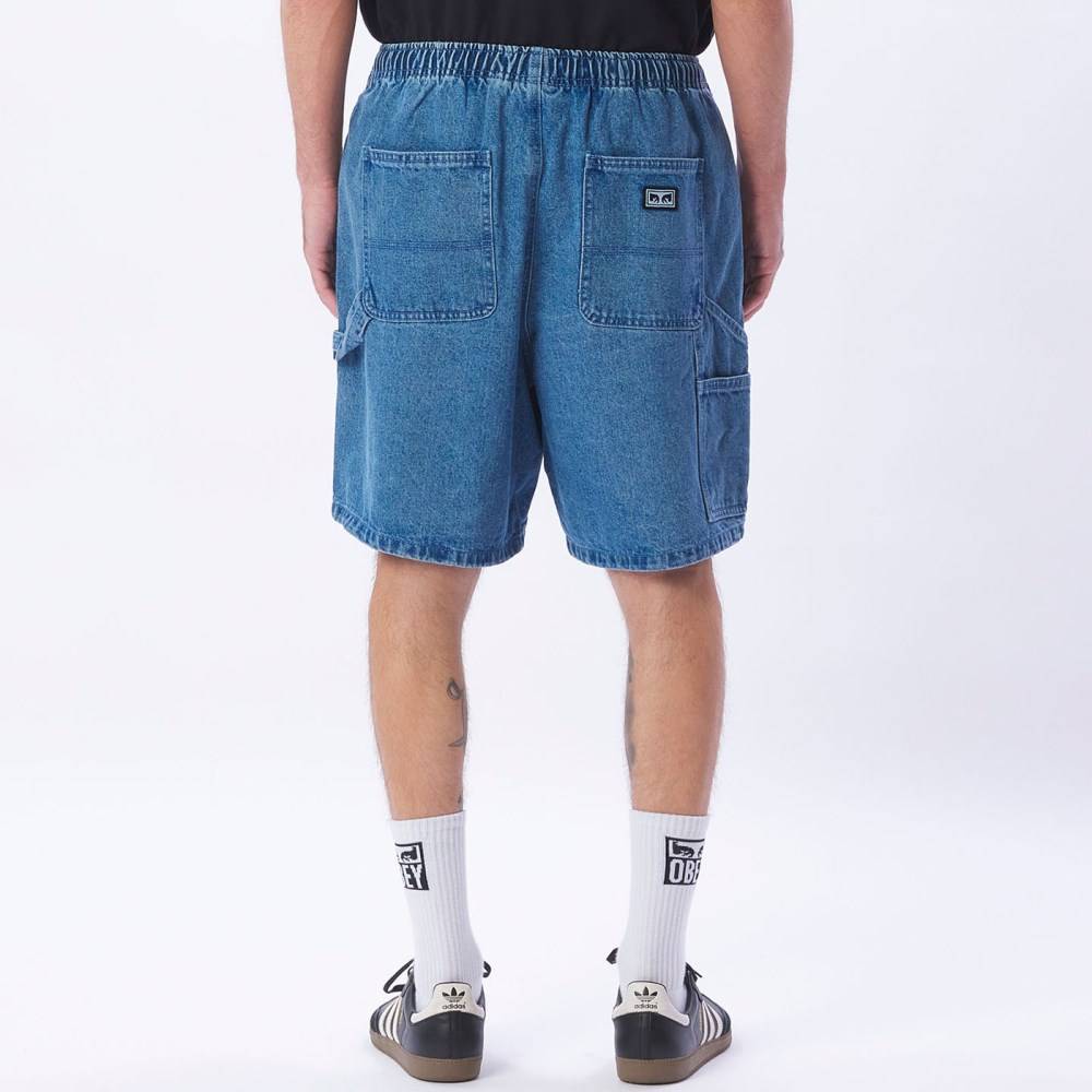 OBEY EASY DENIM CARPENTER SHORT