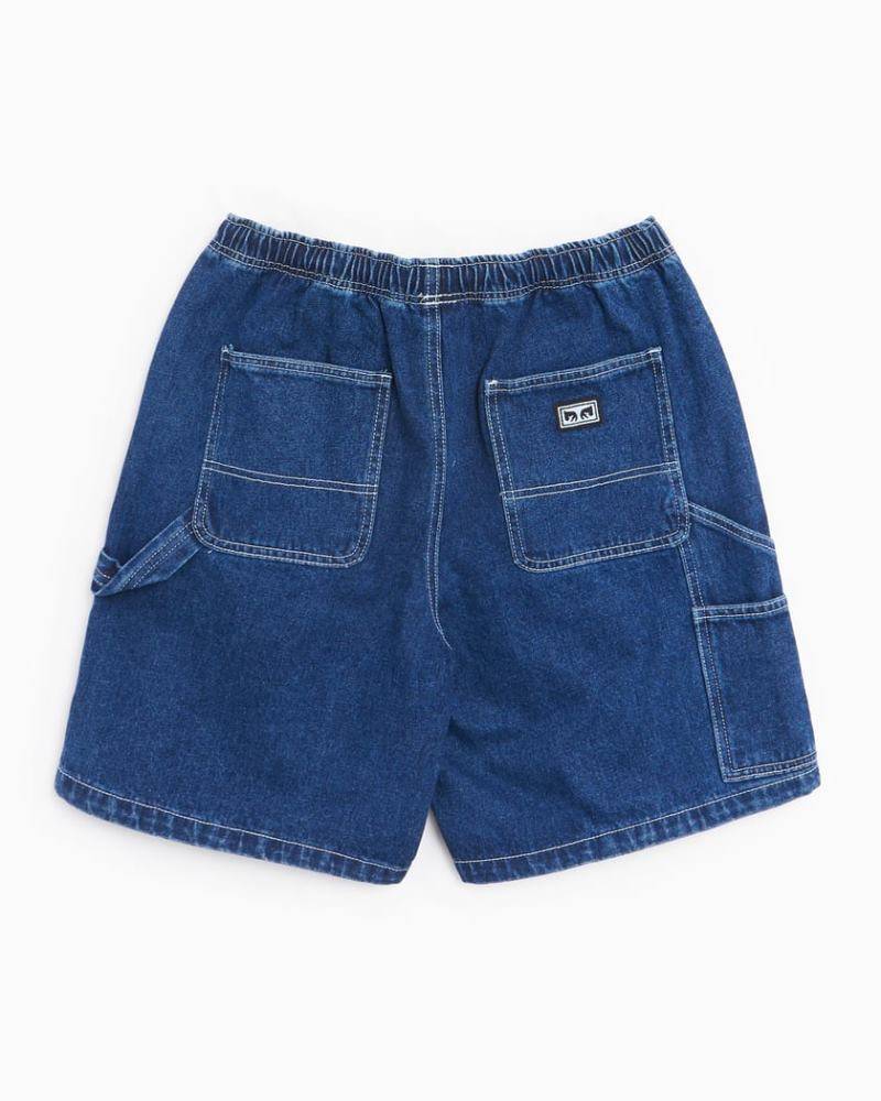 OBEY EASY DENIM CARPENTER SHORT