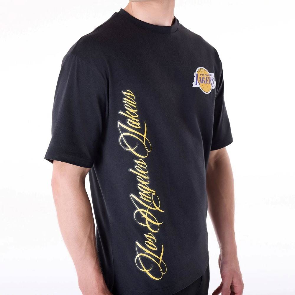 NEW ERA NBA FONT GRAPHC TEE LOS ANGELES LAKERS