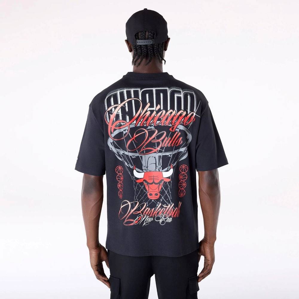 NEW ERA NBA FONT GRAPHC TEE CHICAGO BULLS