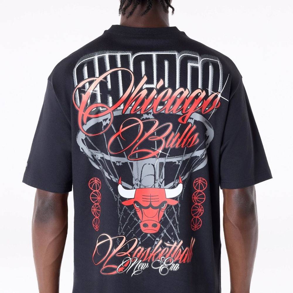 NEW ERA NBA FONT GRAPHC TEE CHICAGO BULLS