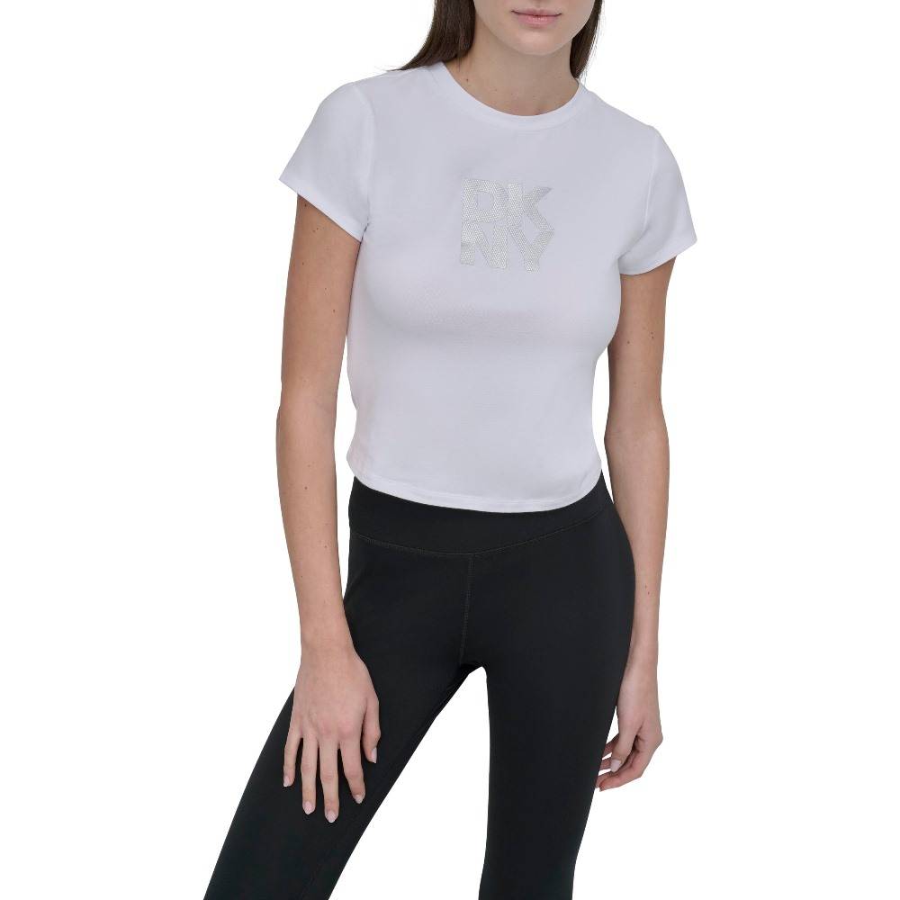 DKNY LOGO SHORT SLEEVE TOP