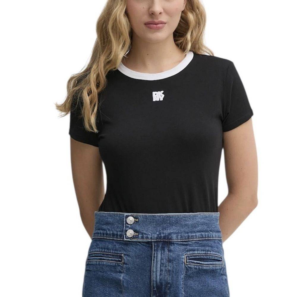 DKNY LOGO SHORT SLEEVE TOP