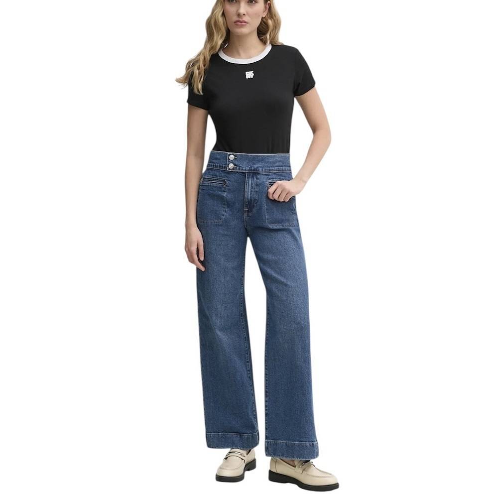 DKNY LOGO SHORT SLEEVE TOP