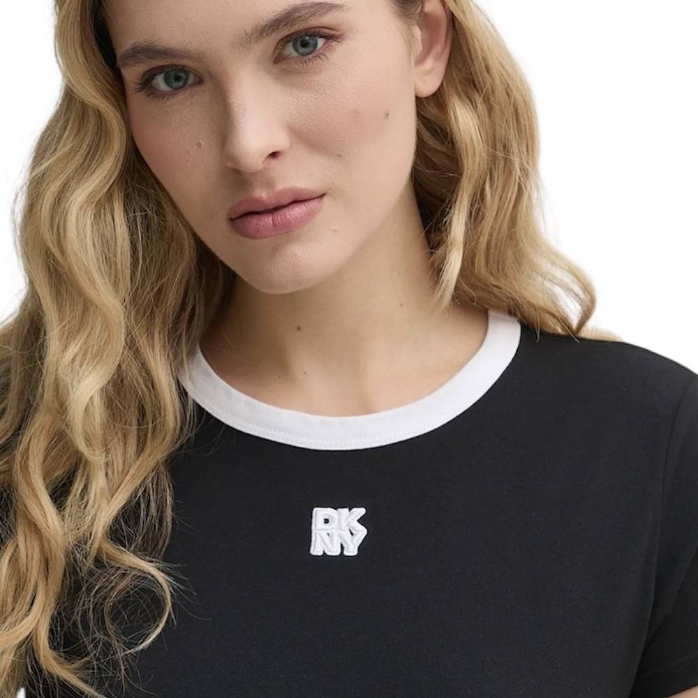 DKNY LOGO SHORT SLEEVE TOP
