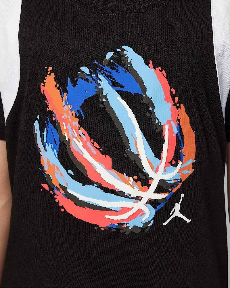 NIKE JORDAN LITTLE KIDS BBALL FIRE FT MIXED SHORT