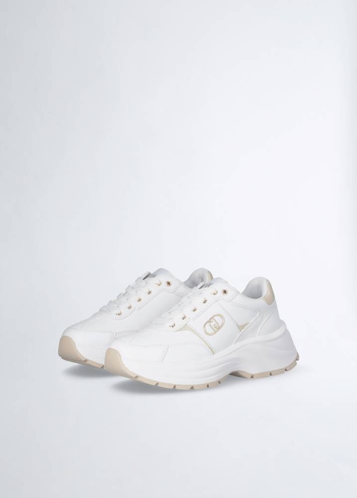 LIU JO EVA 02 - LEATHER SNEAKER